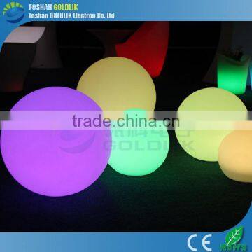 CE RoHS Approval RGB 16 Colors Changing Solar Garden Spike LED Light Ball