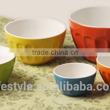 6pcs Mixing Bowl Sets, Embossed Salad Bowl,Fruit Bowl photo-6