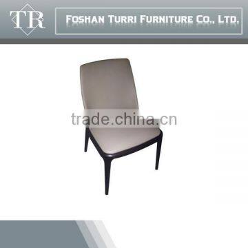 High Quality Dining Wood Chair With pu Leather photo-4