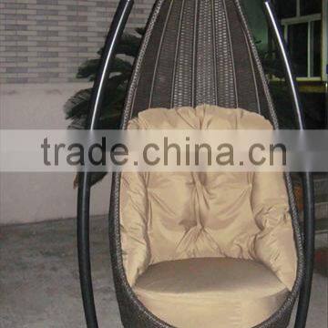 Outdoor rattan wicker swing chair