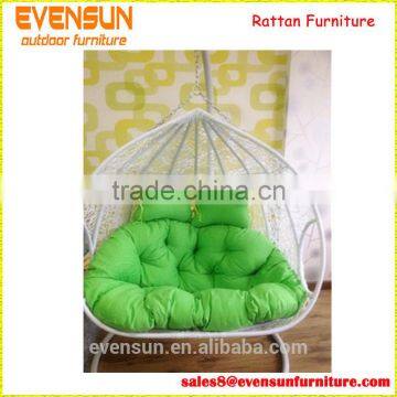 Graceful Outdoor Rattan Hanging Swing Egg Chair Design Hammock With Cushion