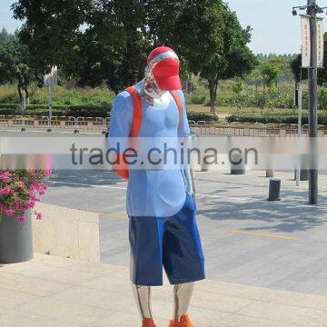 Stainless Steel Life Size Custom Made Souvenir Person Statue Decorations photo-2