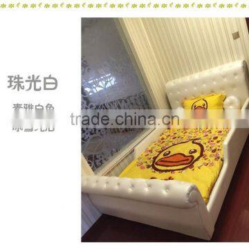 MMD02 Sweet Pink & Blue Kids Single Bed With Guardrail 2016 New Classic Children Kids Baby Furniture photo-5