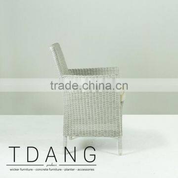 Pasadena Wicker Chair (Grey) - Dining Wicker Furniture Chair photo-4
