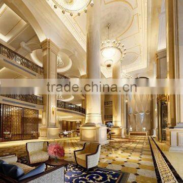 Luxurious European Style Hotel Lobby Design, Classic 3D Rendering Interior for Hotel Lobby BF11-10313c photo-6