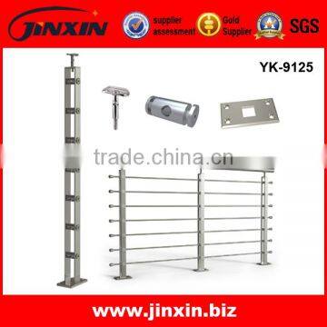 Stainless Steel 304 316 balustrade posts/deck posts metal rod railing YK-9125