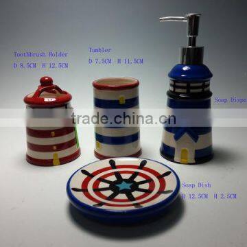 EU Lighthouse Ceramic Bathroom Accessories