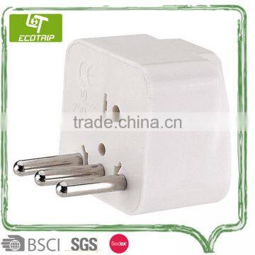 Elegant design factory sale round travel adapter