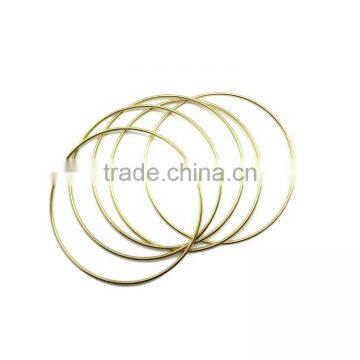 Butt Welded Steel Wire Rings ID 2.5 Inch, High Quality Bright Color Metal O Ring for Handbag Round Ring photo-3