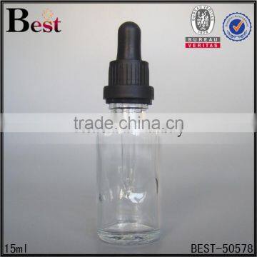 15ml Perfume Amber Clear Green Blue Glass Dropper Bottle Aluminum Cap Essential Oil Empty 15ml Glass Dropper Bottle Free Sample photo-5