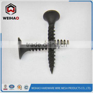 gypsum board black phosphating drywall screws factory MDF screw