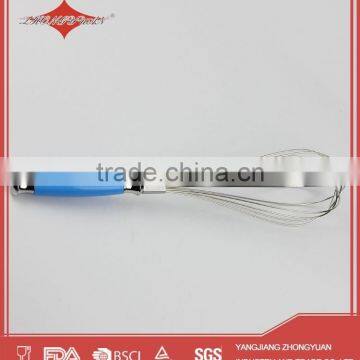 10" Stainless Steel Manual Egg Beater Whisk for 2017 New Product Kitchen Tools photo-2