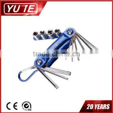 2017 attractive design Yute 13PCS curve cr-v hex key set&allen hex key set