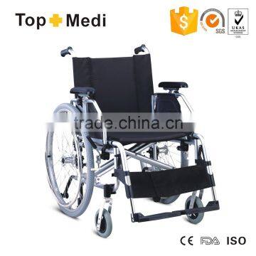 Topmedi swing away rear mag wheel manual aluminum wheelchairs