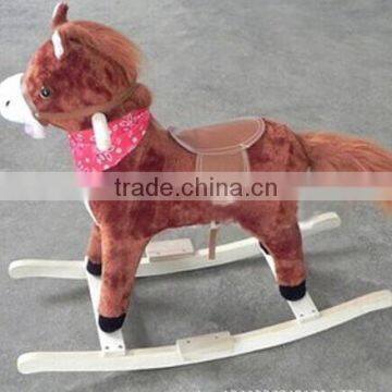 2014 best popular kids wooden rocking horse