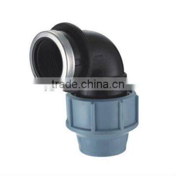 PP COMPRESSION FITTING--FEMALE ELBOW