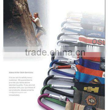 Custom Various Lanyard Carabiner Keychain In China Good Quality