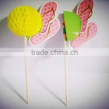 Honeycomb Figures Fixed on Printed Cards With Picks photo-5