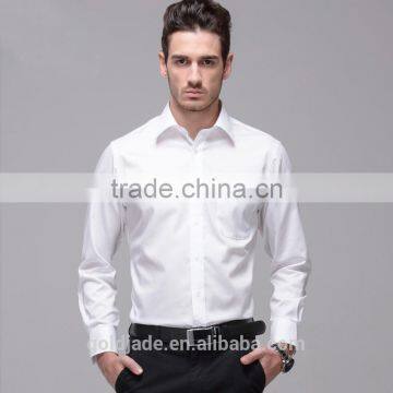 100% Cotton Flight Attendants Whits Shirts Uniform Shirts Office Classical Long Sleeve Shirts photo-5