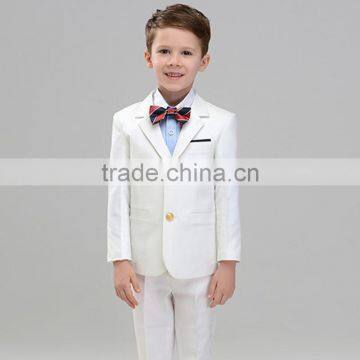 Customize Kids White Formal Coat Pant Dress Suit