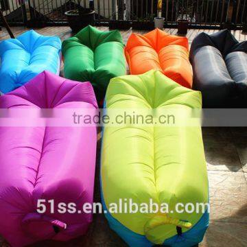 2017 new productions fast Inflatable Solid color sleeping bag