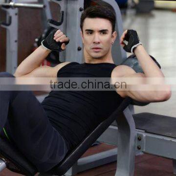 92%polymide 8%spandex Tank Top Fitness Apparel for Men Elastic Fashion Style Tops photo-2