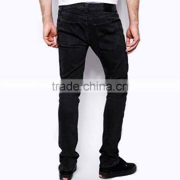 China Supplier Wholesale Men Black Jeans Pants Types photo-2