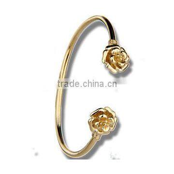 Three Tone Flexible Bangles, Gold Plated Bangle, Machine Cut Bangle, Fashionable Bangle, Jewelry Manufacturers photo-5