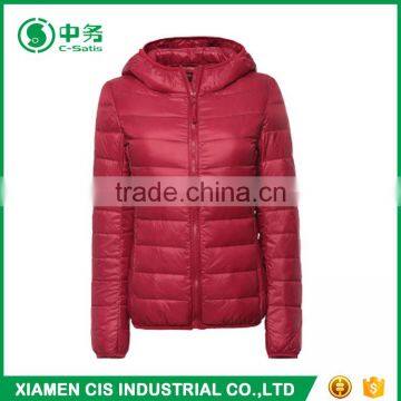 New Style Winter Ultra Light Slim Fit Women Goose Down Filled Jacket photo-3