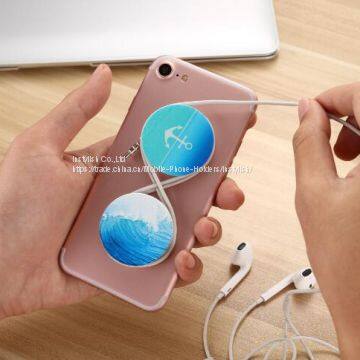 Wholesale Mobile Phone Accessories Plastic silicon Phone Finger Grip,Phone Grip Holder