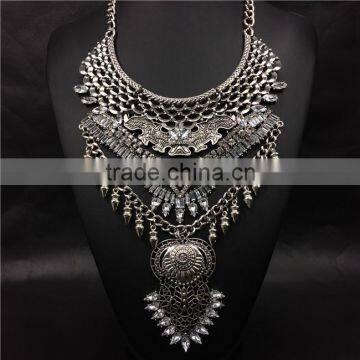  express chinese imports wholesale imitation silver chain statement necklace jewelry accessories jewellry for women