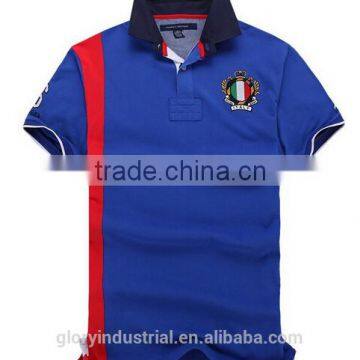 Summer Casual Flag Slim Fit Baseball Embroidery Man Polo T-shirt Wholesale photo-4