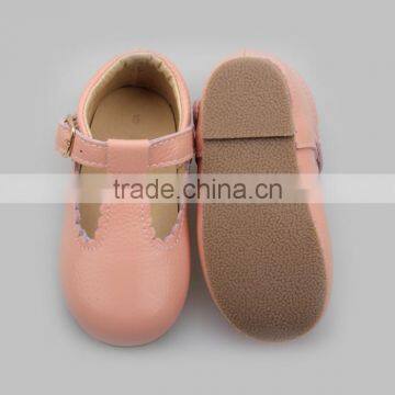 Wholesale Leather Kids Shoes Cute T Bar Baby Girl Shoes Toddler Shoes photo-6
