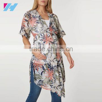 Comfortable And Loose With Palm Print Maternity Clothes Cheap Wholesale