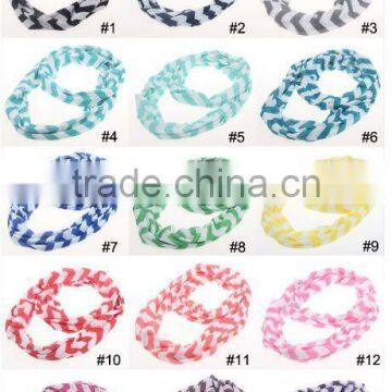 Wholesale Chevron Jersey Infinity Scarf photo-3