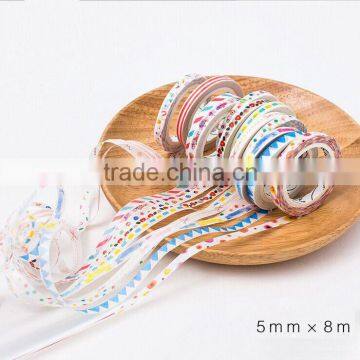 5mm*8m Decoration Washi Paper Customized Adhesive Paper Planner Accessories photo-2