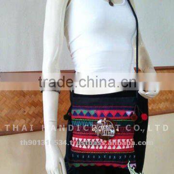 Embroidered HMONG Hill Tribe Shoulder Bag Cross Body Bag