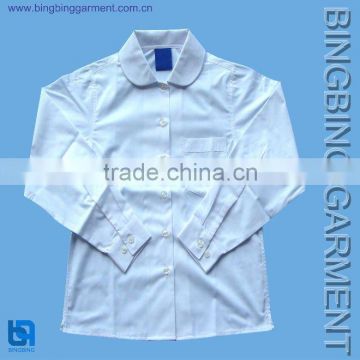 white school uniform shirt