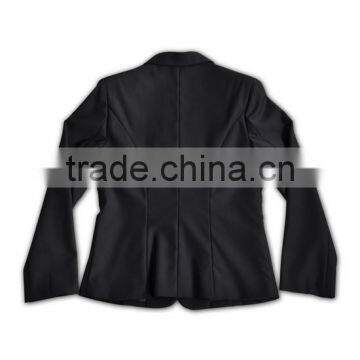 Two Button Good Quality Anti-wrinkle Customizable Womens Suit Nice Black Suits for Women photo-6