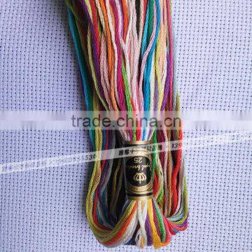China Multi Colors 100% Cotton Royal Thread 1.3m 26s DMC Color Manual Hand Rop Floss Bracelets Thread photo-5