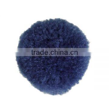 Polyamide Nylon Pom Pom Balls DIY Craft Decoration Deep Blue Round 25mm Dia.