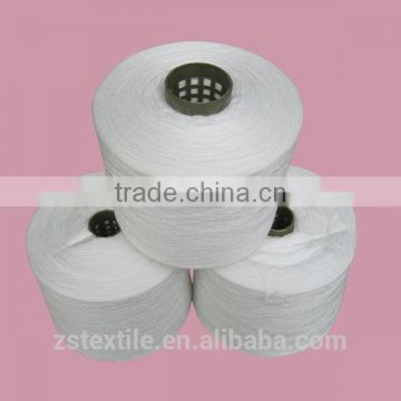 30/3 100% Ring Spun polyester yarn-Raw White