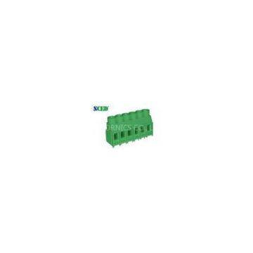 300V 10A 2P-24P PCB Mount Terminal Block Pitch 6.35mm With Single Deck