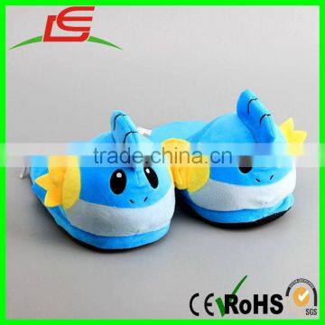 Wholesale Soft Stuffed Doll Blue Anime Mudkip Plush Slipper