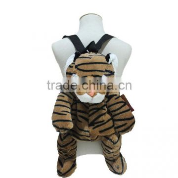 New item AC2027 cute back bag for children tiger back bag children animal back bag