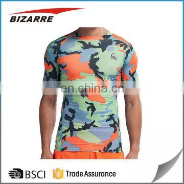 Heathery blank mesh gym shirt fitness dri-fit seamless shirt for mens athletic wear