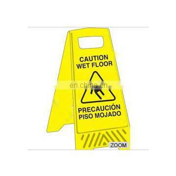 Yellow Safety Sign Made of PP, Weighs 560 to 800g