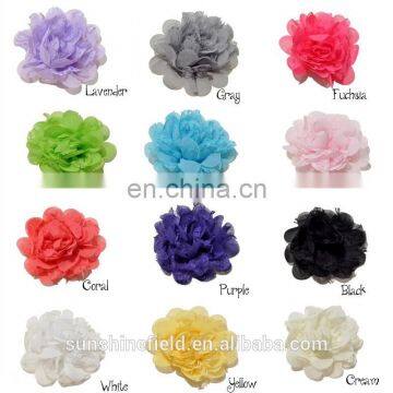 Lace chiffon flower Headdress flower new design flower handmade flower