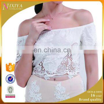 Wholesale Fancy Cheap Amazon Ladies Knit Blouses and Tops