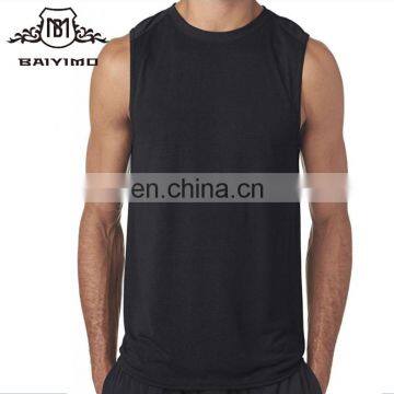 2017 Summer New Design Men Gym Plain Loose Sleeveless Tank Top